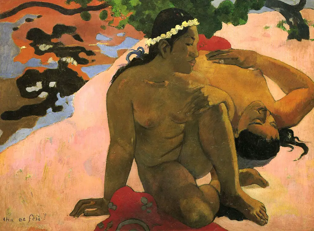 Aha Oe Feii Are you Jealous in Detail Paul Gauguin